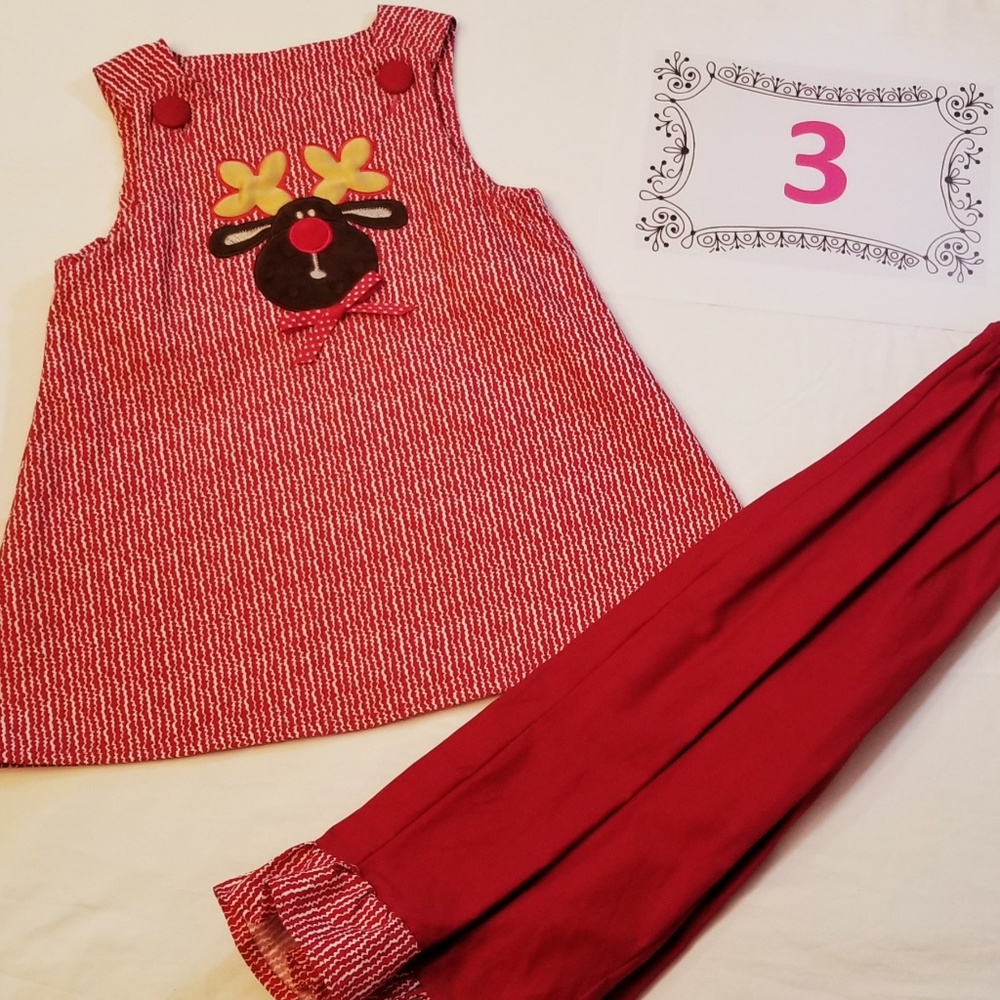 Custom Christmas reindeer outfit